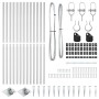 Postes de Cerca con Punta 13 pcs Ø32 mm 140 cm Acero Galvanizado | Foro24.es | Tu tienda online para hogar, jardín y más Foro24.es