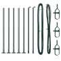 Postes de cercas con base 7 pcs Ø32mm 110cm acero galvanizado | Foro24.es | Tu tienda online para hogar, jardín y más Foro24.es