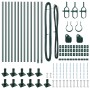 Postes de cercas con placas base 13 pcs Ø32mm 110cm acero galvanizado | Foro24.es | Tu tienda online para hogar, jardín y más Foro24.es