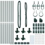 Poste de Cerca con Placas Base 7 pcs Ø32mm 78,5cm Acero Galvanizado by , fence posts - Ref: Foro24-42004292, Price: 70,25 €, ...