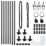 Postes de Cerca con Placas Base 7 pcs Ø32mm 90cm Acero Galvanizado von , Zaunpfosten - Ref: Foro24-42004302, Preis: 55,30 €, ...
