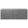 Trunk for garden cushions gray PE rattan 291x100.5x104 cm by vidaXL, Outdoor storage boxes - Ref: Foro24-317237, Price: 496,4...