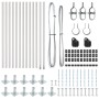 Postes de Cerca con Placas Base 13 pcs Ø32mm 90cm Acero Galvanizado | Foro24.es | Tu tienda online para hogar, jardín y más Foro24.es