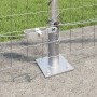 Postes de Cerca con Placas Base 7 pcs Ø32mm 78,5cm Acero Galvanizado | Foro24.es | Tu tienda online para hogar, jardín y más Foro24.es