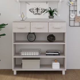 Konsolentisch HAMAR Massivholz Kiefer weiß 90x35x90 cm von vidaXL, Seitentische - Ref: Foro24-340465, Preis: 147,61 €, Rabatt: %