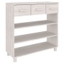 Konsolentisch HAMAR Massivholz Kiefer weiß 90x35x90 cm von vidaXL, Seitentische - Ref: Foro24-340465, Preis: 147,61 €, Rabatt: %