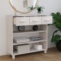 Konsolentisch HAMAR Massivholz Kiefer weiß 90x35x90 cm von vidaXL, Seitentische - Ref: Foro24-340465, Preis: 147,61 €, Rabatt: %