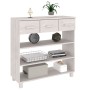 Konsolentisch HAMAR Massivholz Kiefer weiß 90x35x90 cm von vidaXL, Seitentische - Ref: Foro24-340465, Preis: 147,61 €, Rabatt: %