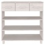 Konsolentisch HAMAR Massivholz Kiefer weiß 90x35x90 cm von vidaXL, Seitentische - Ref: Foro24-340465, Preis: 147,61 €, Rabatt: %