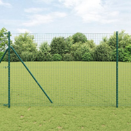Cerca Europea Verde 1.6x10 m de Acero by , fence panels - Ref: Foro24-42004337, Price: 75,89 €, Discount: %