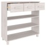 Konsolentisch HAMAR Massivholz Kiefer weiß 90x35x90 cm von vidaXL, Seitentische - Ref: Foro24-340465, Preis: 147,61 €, Rabatt: %