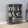 HAMAR solid dark grey pine wood shelf 85x35x112 cm by vidaXL, Bookcases and shelves - Ref: Foro24-340486, Price: 91,36 €, Dis...