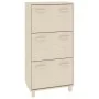 Zapatero HAMAR madera pino maciza marrón miel 59,5x35x117 cm de vidaXL, Zapateros y organizadores de calzado - Ref: Foro24-34...