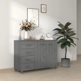 HAMAR Sideboard Massivholz Kiefer dunkelgrau 113x40x80 cm von vidaXL, Sideboards - Ref: Foro24-340446, Preis: 166,52 €, Rabat...