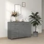 HAMAR Sideboard Massivholz Kiefer dunkelgrau 113x40x80 cm von vidaXL, Sideboards - Ref: Foro24-340446, Preis: 166,52 €, Rabat...