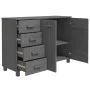HAMAR Sideboard Massivholz Kiefer dunkelgrau 113x40x80 cm von vidaXL, Sideboards - Ref: Foro24-340446, Preis: 166,52 €, Rabat...