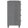 Aparador HAMAR madera maciza pino gris oscuro 113x40x80 cm de vidaXL, Aparadores - Ref: Foro24-340446, Precio: 166,50 €, Desc...