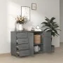 Aparador HAMAR madera maciza pino gris oscuro 113x40x80 cm de vidaXL, Aparadores - Ref: Foro24-340446, Precio: 166,50 €, Desc...