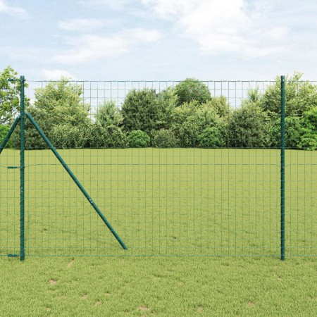 Valla Euro Verde 1.6x10 m Acero | Foro24.es | Tu tienda online para hogar, jardín y más Foro24.es