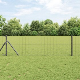 Cerca Euro Gris 0.6x10 m de Acero by , fence panels - Ref: Foro24-42004507, Price: 25,34 €, Discount: %