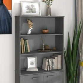 HAMAR top sideboard solid pine dark gray 85x35x100 cm by vidaXL, Sideboards - Ref: Foro24-340510, Price: 74,69 €, Discount: %