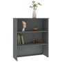 Aparador superior HAMAR pino macizo gris oscuro 85x35x100 cm de vidaXL, Aparadores - Ref: Foro24-340510, Precio: 75,46 €, Des...