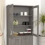 HAMAR top sideboard solid pine light gray 85x35x100 cm by vidaXL, Sideboards - Ref: Foro24-340507, Price: 145,77 €, Discount: %
