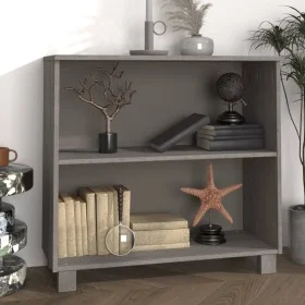 HAMAR solid light gray pine wood sideboard 85x35x80 cm by vidaXL, Sideboards - Ref: Foro24-340503, Price: 73,40 €, Discount: %