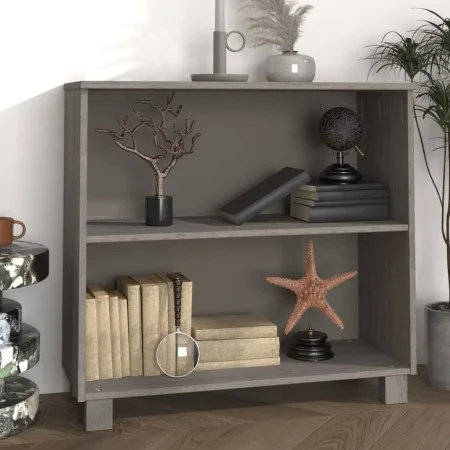 HAMAR solid light gray pine wood sideboard 85x35x80 cm by vidaXL, Sideboards - Ref: Foro24-340503, Price: 73,40 €, Discount: %