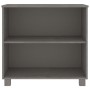 HAMAR solid light gray pine wood sideboard 85x35x80 cm by vidaXL, Sideboards - Ref: Foro24-340503, Price: 74,45 €, Discount: %