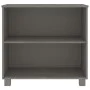 HAMAR solid light gray pine wood sideboard 85x35x80 cm by vidaXL, Sideboards - Ref: Foro24-340503, Price: 73,40 €, Discount: %