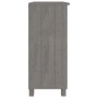 HAMAR solid light gray pine wood sideboard 85x35x80 cm by vidaXL, Sideboards - Ref: Foro24-340503, Price: 74,45 €, Discount: %