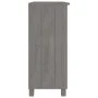 HAMAR solid light gray pine wood sideboard 85x35x80 cm by vidaXL, Sideboards - Ref: Foro24-340503, Price: 73,40 €, Discount: %