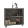 HAMAR solid light gray pine wood sideboard 85x35x80 cm by vidaXL, Sideboards - Ref: Foro24-340503, Price: 74,45 €, Discount: %