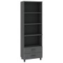HAMAR solid dark gray pine wood sideboard 60x35x180 cm by vidaXL, Sideboards - Ref: Foro24-340490, Price: 133,45 €, Discount: %