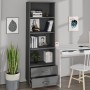 HAMAR solid dark gray pine wood sideboard 60x35x180 cm by vidaXL, Sideboards - Ref: Foro24-340490, Price: 133,45 €, Discount: %