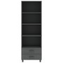 HAMAR solid dark gray pine wood sideboard 60x35x180 cm by vidaXL, Sideboards - Ref: Foro24-340490, Price: 133,45 €, Discount: %