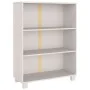 HAMAR Regal aus massivem Weißkiefernholz, 85 x 35 x 112 cm von vidaXL, Bücherregale und Regale - Ref: Foro24-340485, Preis: 7...