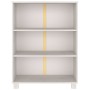 HAMAR Regal aus massivem Weißkiefernholz, 85 x 35 x 112 cm von vidaXL, Bücherregale und Regale - Ref: Foro24-340485, Preis: 7...