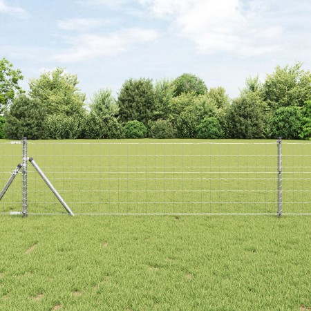 Valla Europea 0.8x10 m Acero Galvanizado | Foro24.es | Tu tienda online para hogar, jardín y más Foro24.es