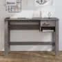 Schreibtisch HAMAR Massivholz Kiefer hellgrau 110x40x75 cm von vidaXL, Schreibtische - Ref: Foro24-340459, Preis: 77,43 €, Ra...