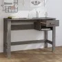 Schreibtisch HAMAR Massivholz Kiefer hellgrau 110x40x75 cm von vidaXL, Schreibtische - Ref: Foro24-340459, Preis: 77,43 €, Ra...