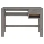 Escritorio HAMAR madera maciza de pino gris claro 110x40x75 cm de vidaXL, Escritorios - Ref: Foro24-340459, Precio: 77,33 €, ...