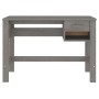 Schreibtisch HAMAR Massivholz Kiefer hellgrau 110x40x75 cm von vidaXL, Schreibtische - Ref: Foro24-340459, Preis: 78,64 €, Ra...