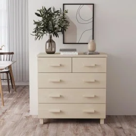 HAMAR sideboard solid pine wood honey brown 79x40x80cm by vidaXL, Sideboards - Ref: Foro24-340420, Price: 117,96 €, Discount: %