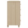 HAMAR sideboard solid pine wood honey brown 79x40x80cm by vidaXL, Sideboards - Ref: Foro24-340420, Price: 119,45 €, Discount: %