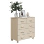 HAMAR sideboard solid pine wood honey brown 79x40x80cm by vidaXL, Sideboards - Ref: Foro24-340420, Price: 119,45 €, Discount: %
