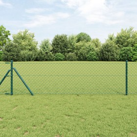 Cerca de Cadena Verde 0.8x10 m Acero von , Zaunpaneele - Ref: Foro24-42004764, Preis: 51,26 €, Rabatt: %