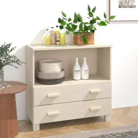 HAMAR Sideboard aus massivem Kiefernholz, honigbraun, 85 x 35 x 80 cm von vidaXL, Sideboards - Ref: Foro24-340496, Preis: 92,...