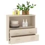 HAMAR Sideboard aus massivem Kiefernholz, honigbraun, 85 x 35 x 80 cm von vidaXL, Sideboards - Ref: Foro24-340496, Preis: 92,...